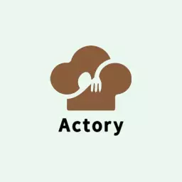 Rustic Brown Chef Hat Design for Kitchenware Logo Template