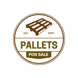 Rustic Brown Wood Design for Selling Pallets Logo Template