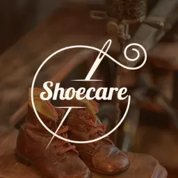 Rustic Vintage Leather Boots Representing Shoemaker Logo Template