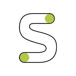 S Letter Design Featuring Vibrant Green and Minimalist Style Logo Template