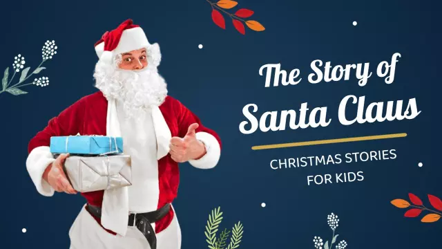 Santa Claus Storytime Holiday YouTube Thumbnail Template