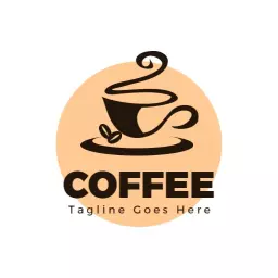 Savor Rich Flavors of Freshly Brewed Coffee Logo Template