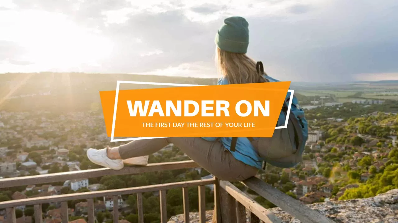 Scenic Adventure with Inspirational Quote for YouTube Banner Template