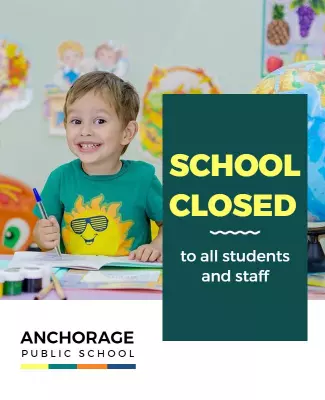 School Closure Announcement Flyer Template