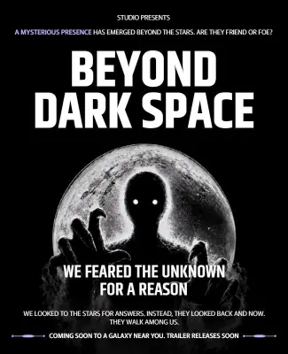 Sci-Fi Alien Thriller Movie Poster Template