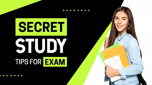 Secret Study Tips Unlocked Learning YouTube Thumbnail Template