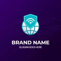 Secure Connectivity with Modern VPN Technology Logo Template