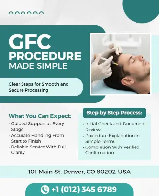 Secure GFC Procedure Process Flyer Template