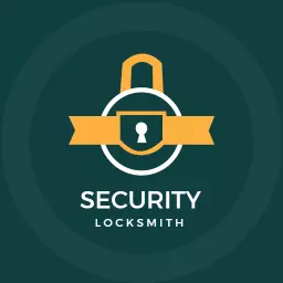 Securely Protect Your Home with Professional Locksmith Services Logo Template