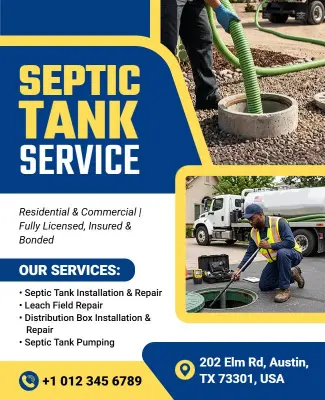 Septic Tank Service Flyer Template