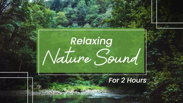Serene Nature Sounds Meditation YouTube Thumbnail Template