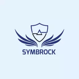 Shield and Wings Design Representing Company Identity Logo Template