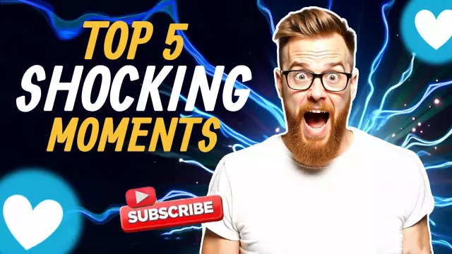 Shocking Moments Countdown Trending YouTube Thumbnail Template