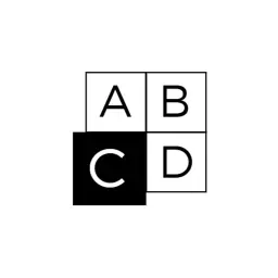 Simple Black and White Minimalist Logo with Letters Design Logo Template