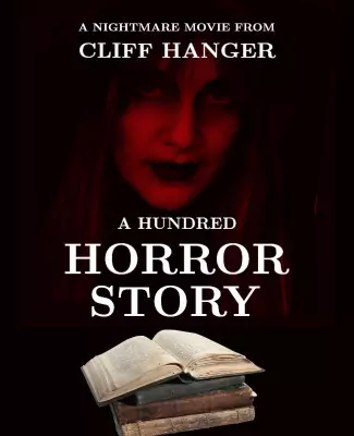 Sinister Dark Horror Movie Poster Featuring a Creepy Book Template