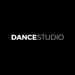 Sleek Black and White Typography for Dance Studio Logo Template