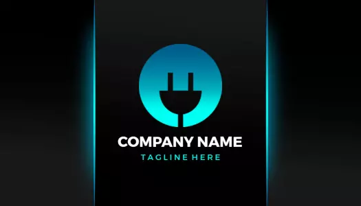 Sleek Black Corporate Project Management Business Card Template