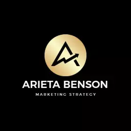 Sleek Gold and Black Design Showcasing Effective Marketing Logo Template