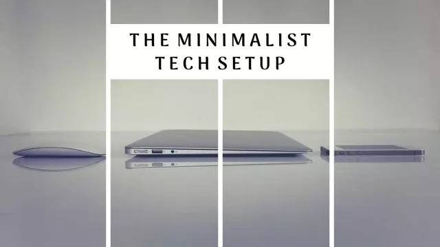 Sleek Minimalist Workspace Setup Technology YouTube Thumbnail Template