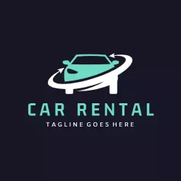 Sleek Modern Car Design with Elegant Motion Elements Logo Template