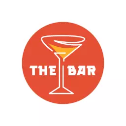 Sleek Modern Design Featuring Wine Bar and Cocktail Logo Template
