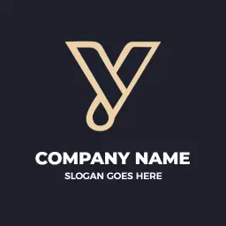 Sleek Modern Design Using Y Letter for Unique Branding Logo Template