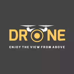 Sleek Modern Drone Design Showcasing Aerial Photography Logo Template