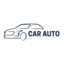 Sleek Outline of a Car Representing Garage Services Logo Template