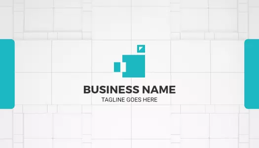 Sleek Teal Modern Interior Design Business Card Template