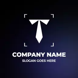 Sleek White T Letter Design with Professional Minimalism Logo Template