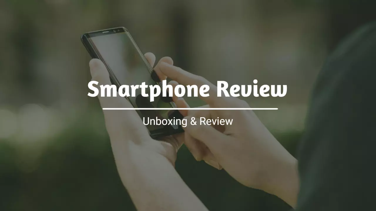 Smartphone Unboxing and Review Experience YouTube Banner Template