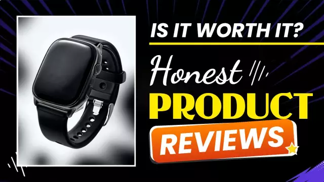 Smartwatch Honest Product Reviews Trending YouTube Thumbnail Template