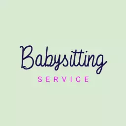 Soft Green Minimalist Babysitting Service Logo Template