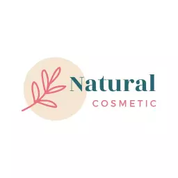 Soft Natural Colors Highlighting Eco-Friendly Cosmetic Logo Template