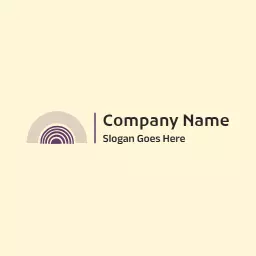 Soft Neutral Background with Elegant Company Logo Template