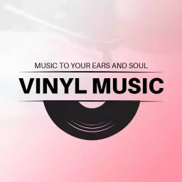 Soft Pink Background Featuring Iconic Vinyl Music Logo Template