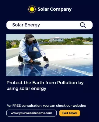 Solar Energy Promotion Flyer Template
