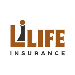 Solid Brown and Black Life Insurance Logo Design Concept Logo Template
