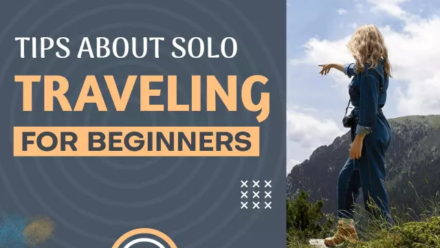 Solo Travel Tips for Beginners Adventure YouTube Thumbnail Template