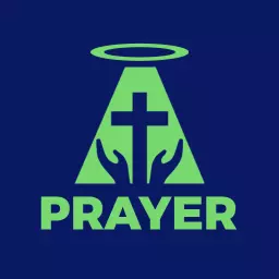 Soothing Green and Blue Design Emphasizing Faith Through Prayer Logo Template