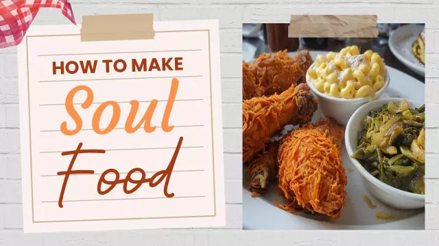 Soul Food Recipe Cooking Channel YouTube Thumbnail Template