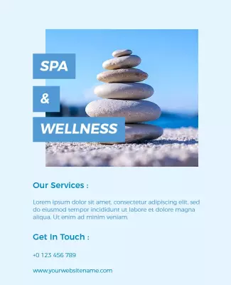 Spa and Wellness Services Flyer Template