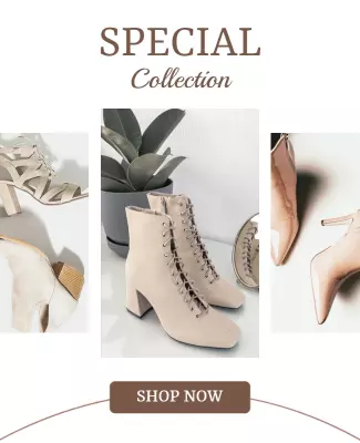 Special Footwear Shopping Promotion Flyer Template