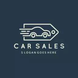 Speedy Car Design Representing Quality Car Sales Logo Template