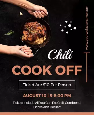 Spicy Chili Cook Off Flyer Template