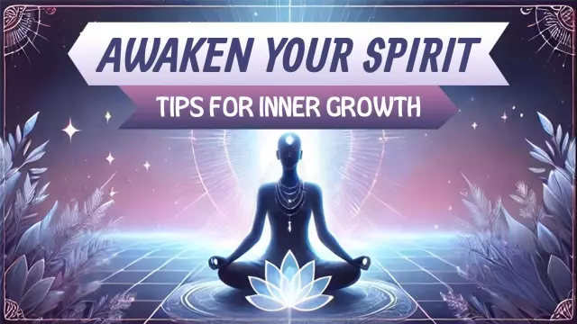 Spiritual Awakening Meditation Inner Growth YouTube Thumbnail Template