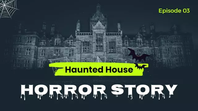 Spooky Haunted House Horror Story YouTube Thumbnail Template