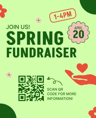 Spring Fundraiser Community Event Flyer Template