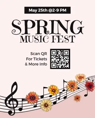 Spring Music Festival Event Flyer Template