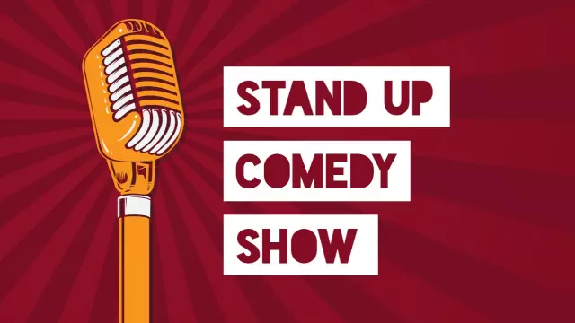 Stand-Up Comedy Show Microphone YouTube Thumbnail Template